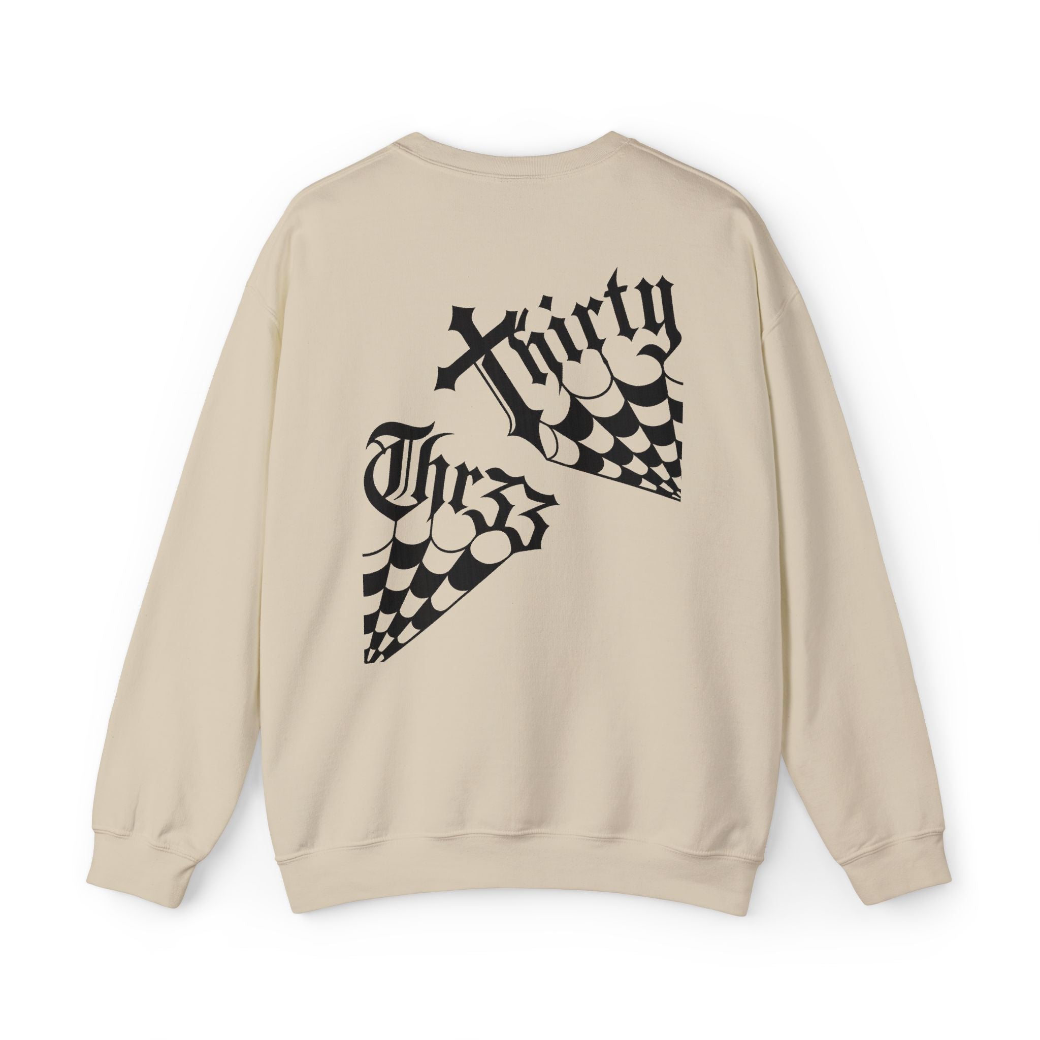 Unisex Crewneck Sweatshirt - ThirtyThr33 - (Back Design)