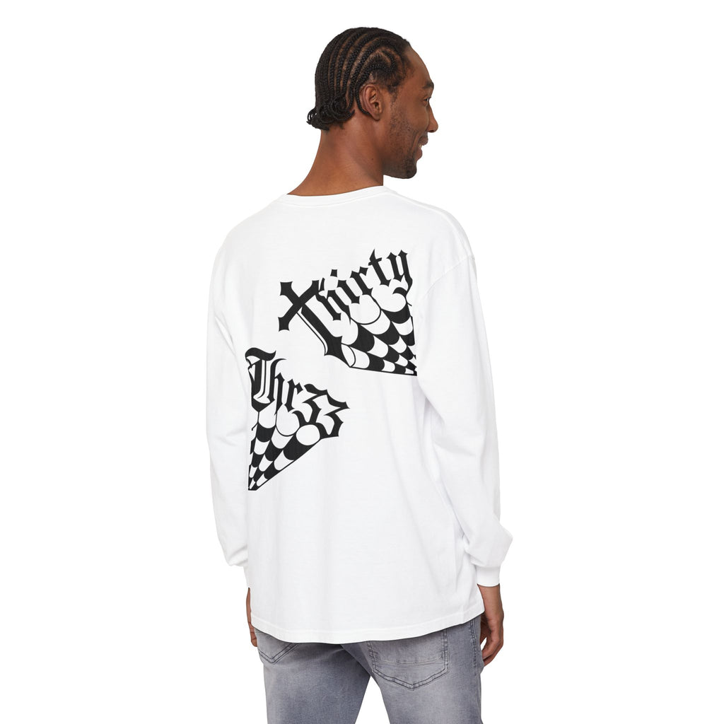 Unisex Long Sleeve Shirt - ThirtyThr33 (Back Design)