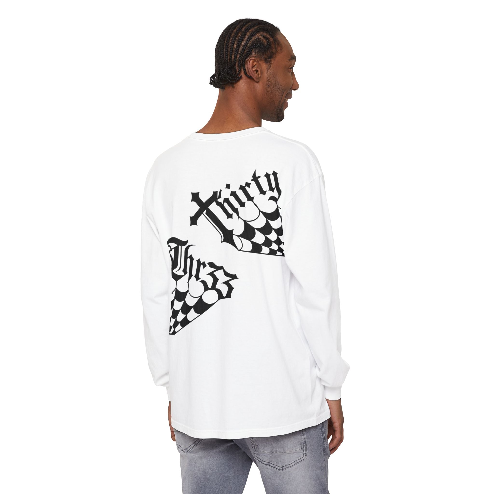 Unisex Long Sleeve Shirt - ThirtyThr33 (Back Design)