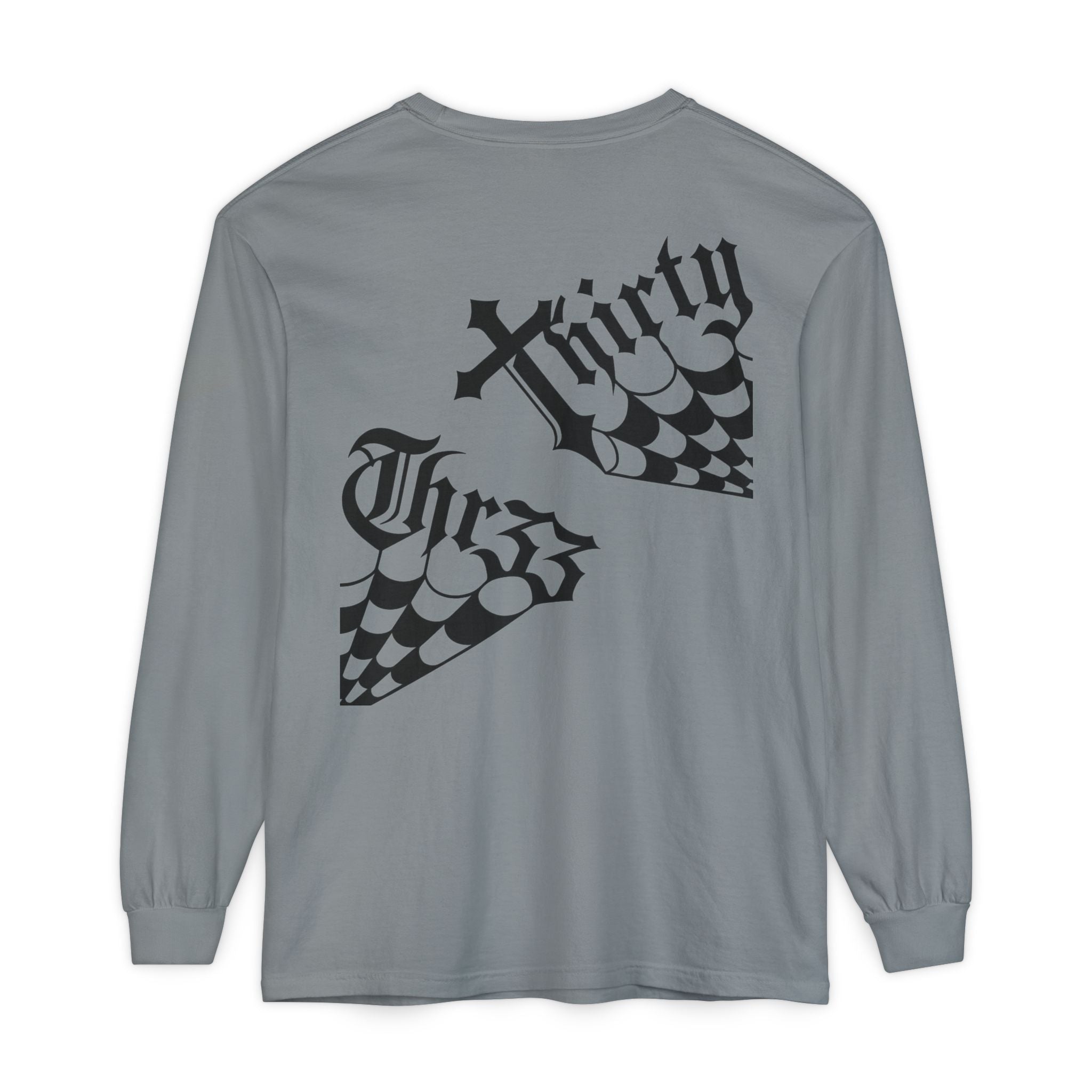 Unisex Long Sleeve Shirt - ThirtyThr33 (Back Design)