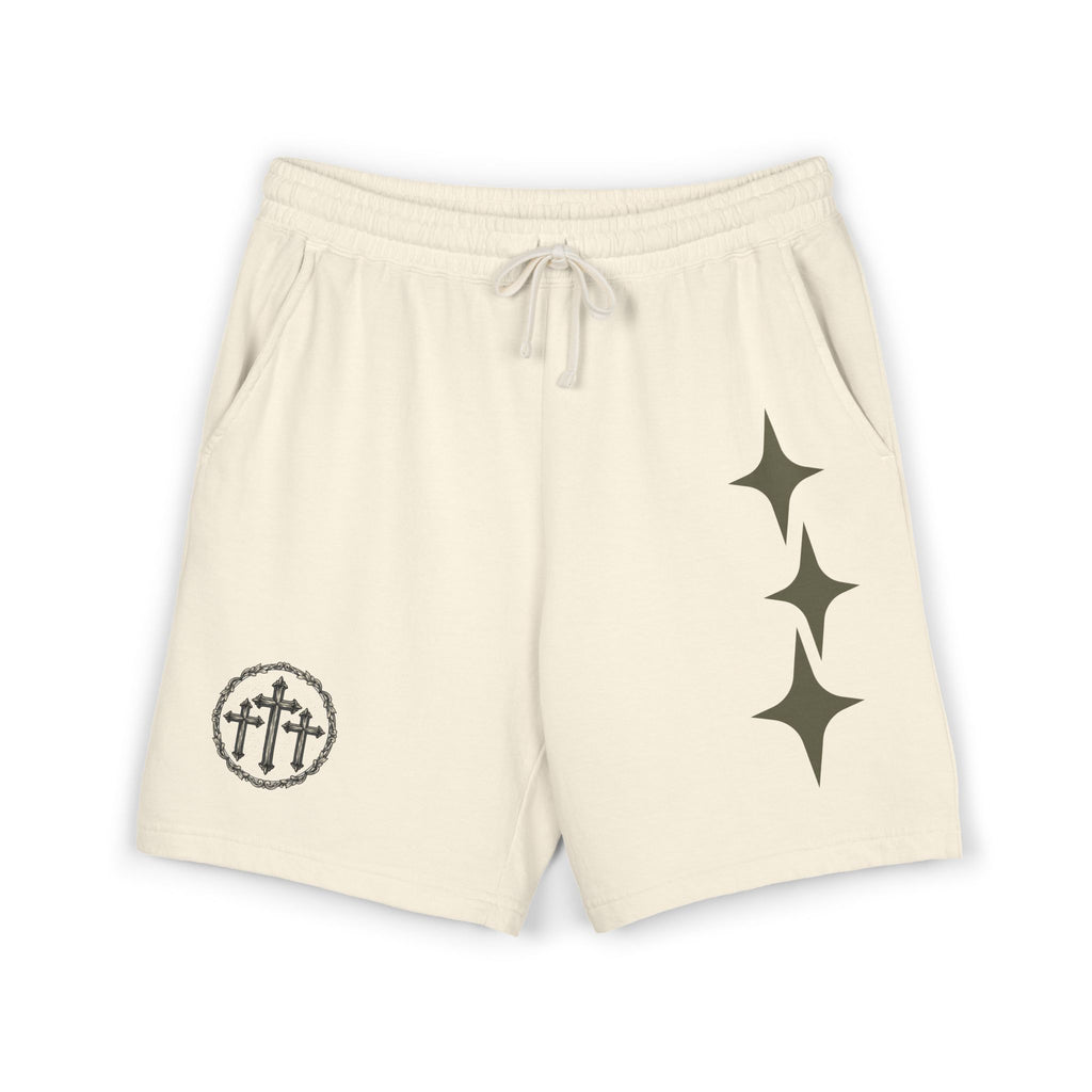 Unisex Fleece Shorts - Luke 23:33