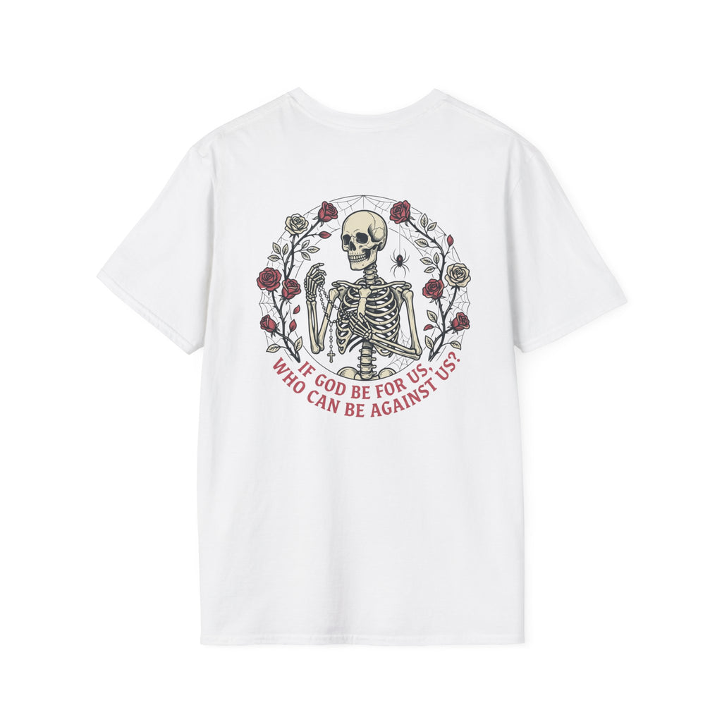 Romans 8:31 Calavera v2 T-shirt - ThirtyThr33