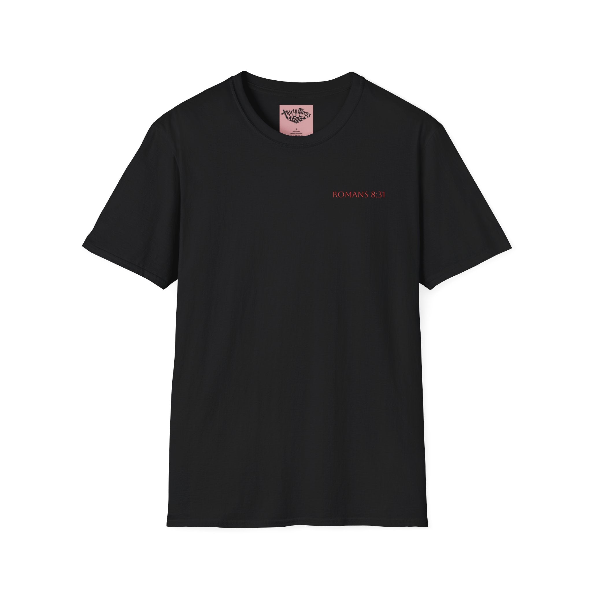 Romans 8:31 Calavera v2 T-shirt - ThirtyThr33