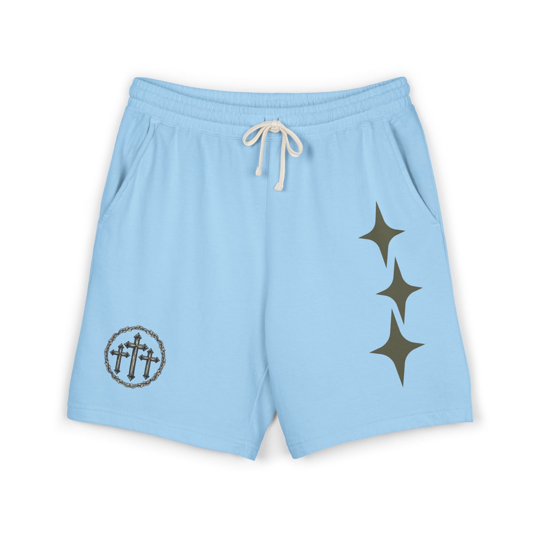 Unisex Fleece Shorts - Luke 23:33
