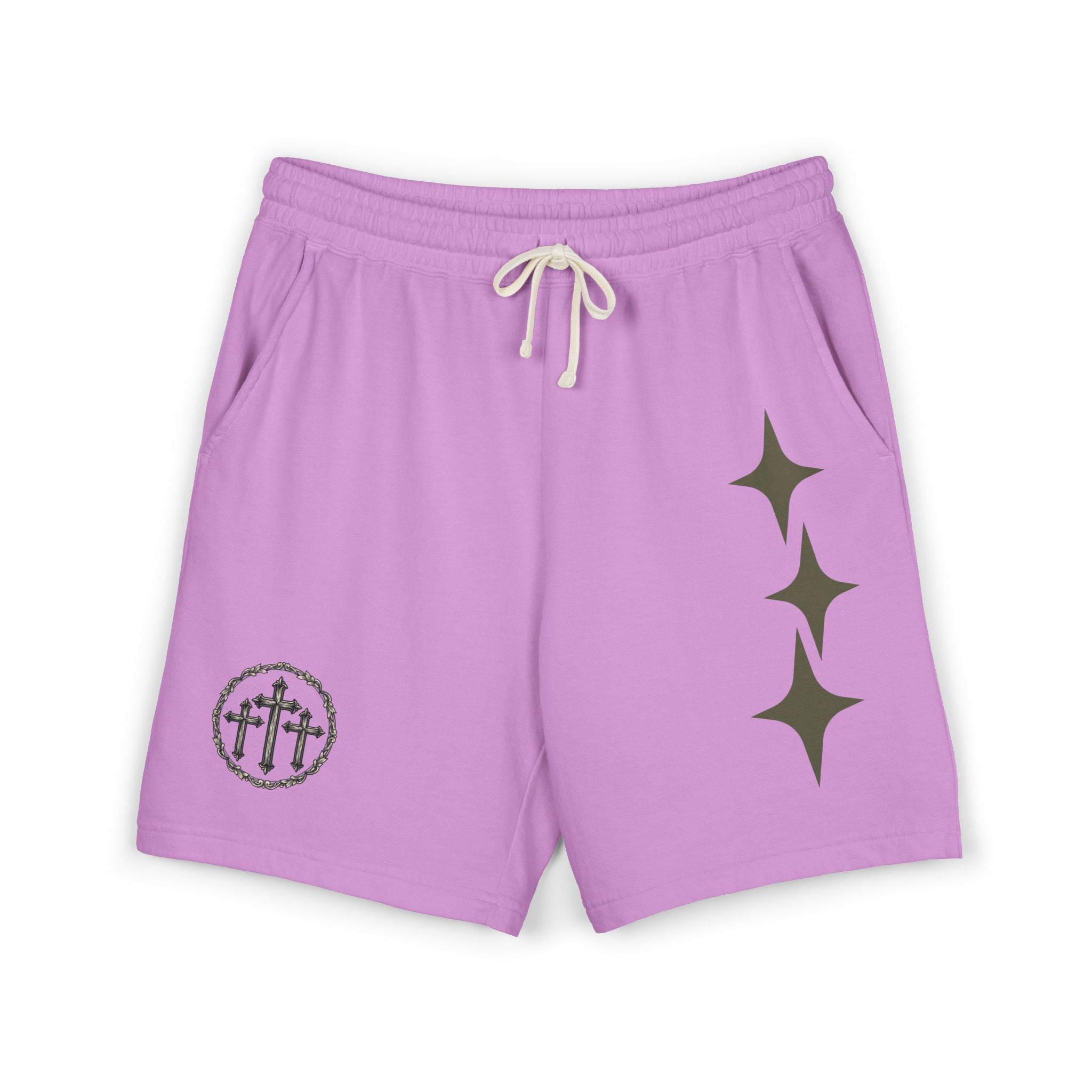 Unisex Fleece Shorts - Luke 23:33