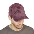 Embroidered '333' Vintage Washed Cap- ThirtyThr33