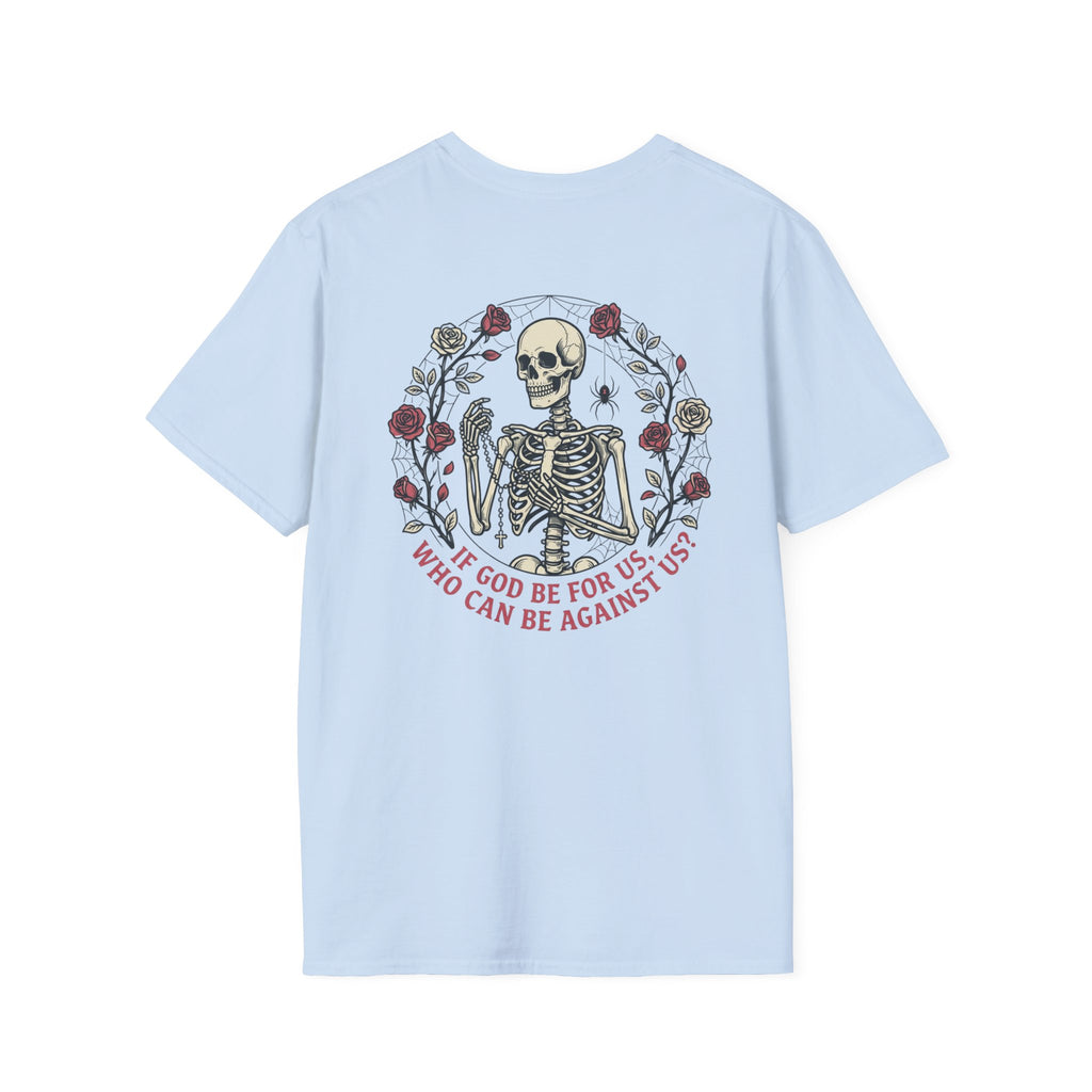 Romans 8:31 Calavera v2 T-shirt - ThirtyThr33