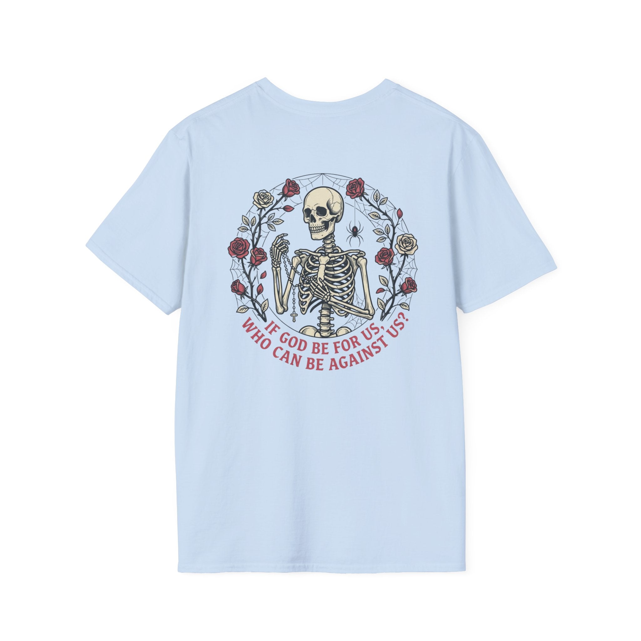 Romans 8:31 Calavera v2 T-shirt - ThirtyThr33
