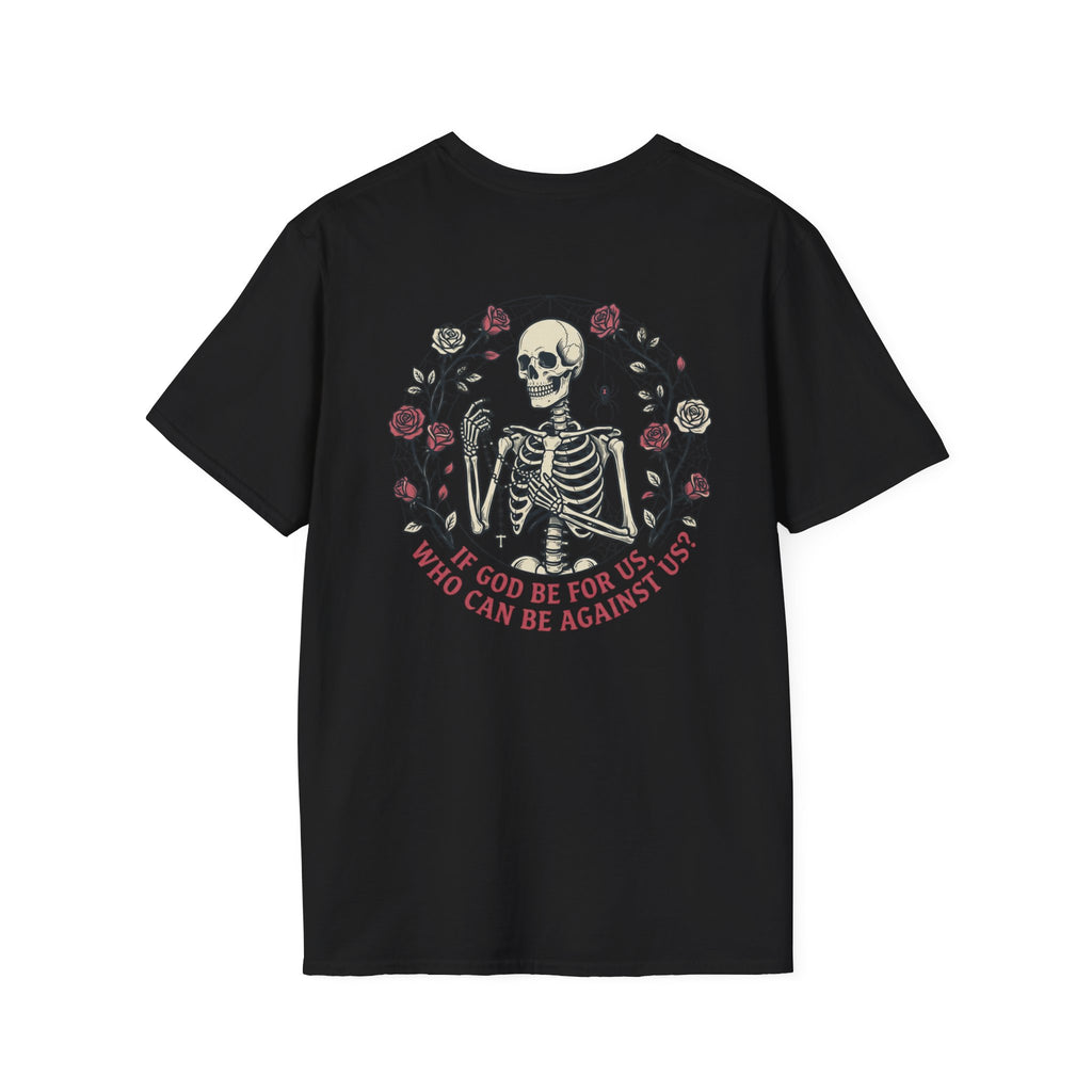 Romans 8:31 Calavera v2 T-shirt - ThirtyThr33