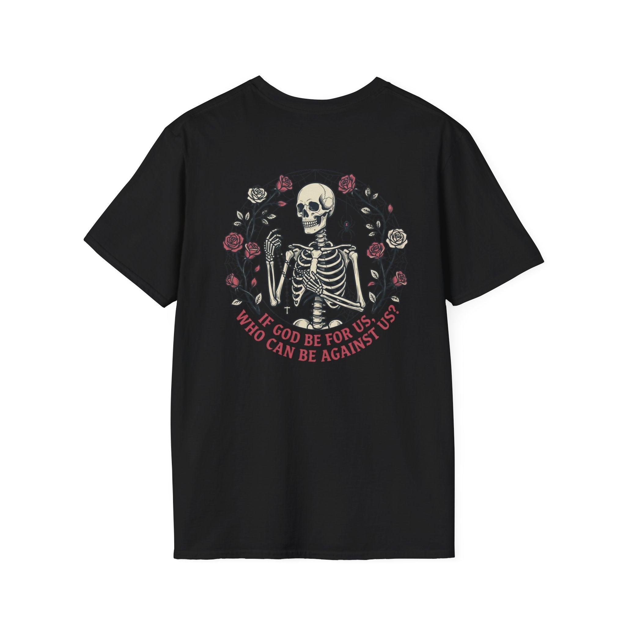 Romans 8:31 Calavera v2 T-shirt - ThirtyThr33