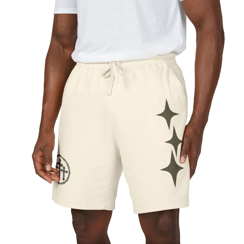 Unisex Fleece Shorts - Luke 23:33
