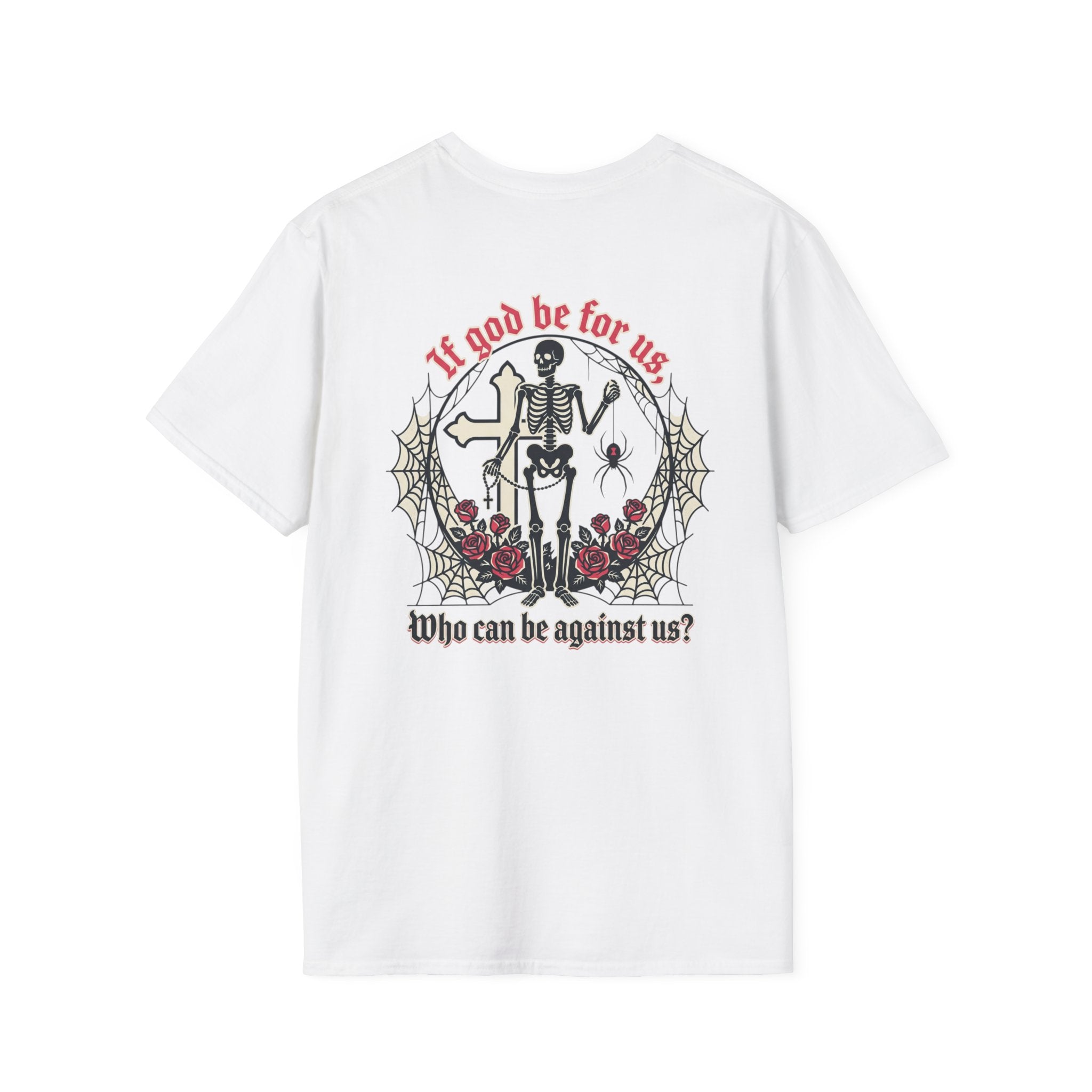 Romans 8:31 Calavera v3 T-Shirt - ThirtyThr33