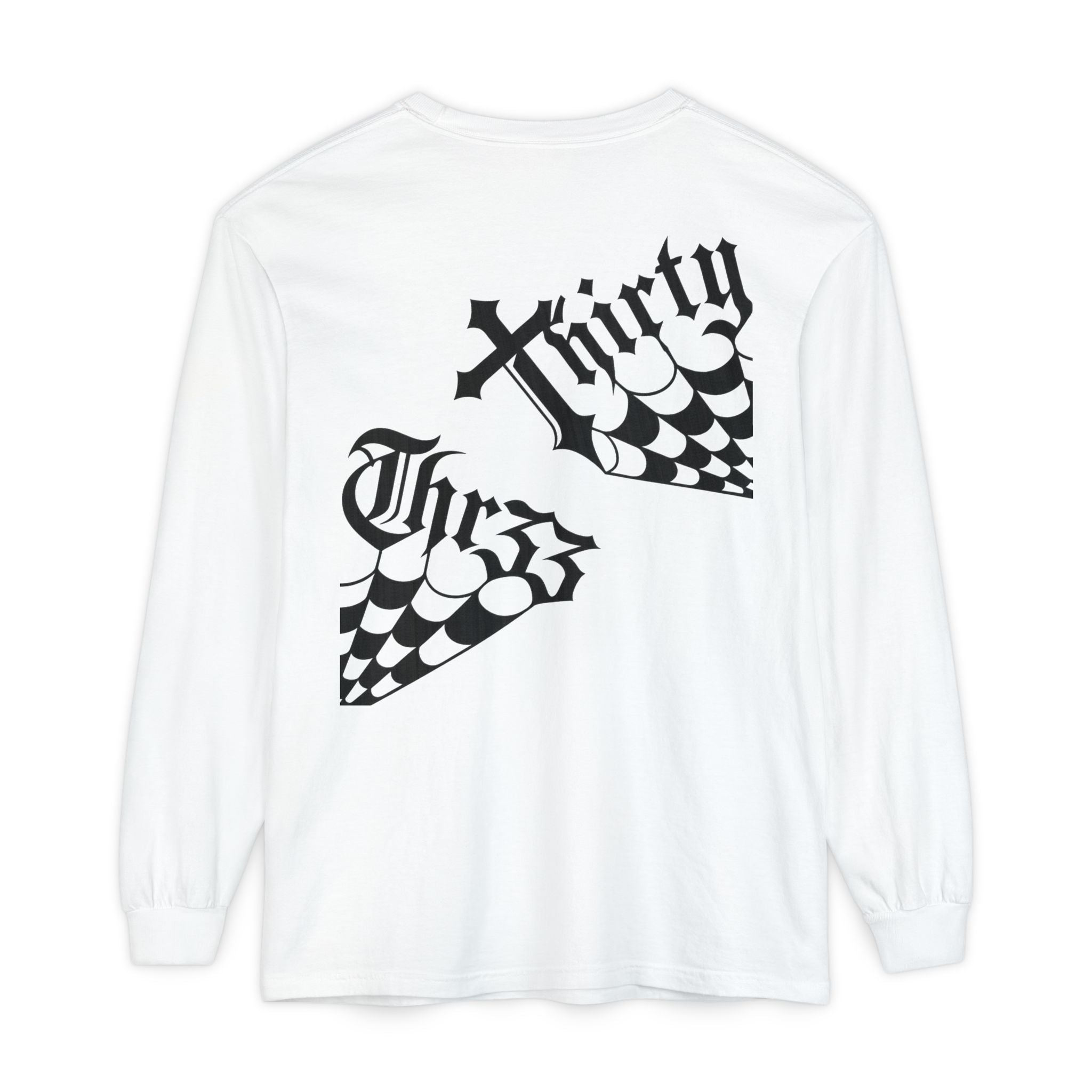 Unisex Long Sleeve Shirt - ThirtyThr33 (Back Design)