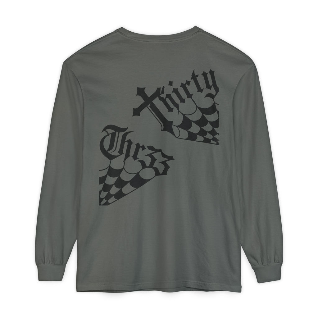 Unisex Long Sleeve Shirt - ThirtyThr33 (Back Design)