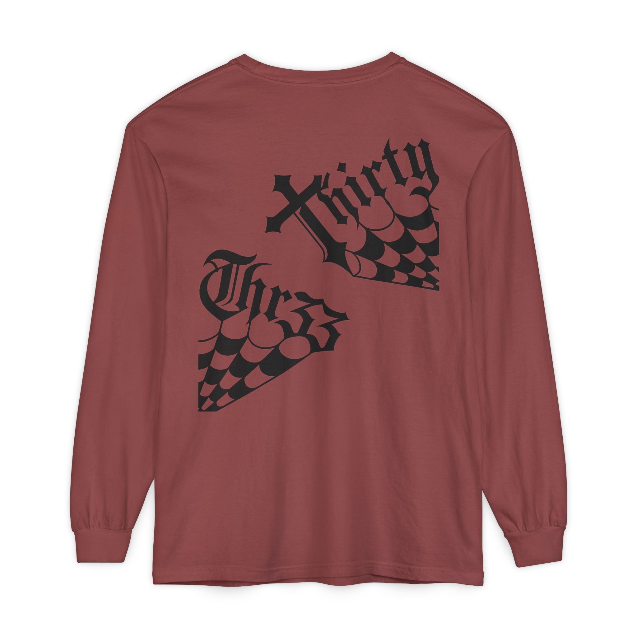 Unisex Long Sleeve Shirt - ThirtyThr33 (Back Design)