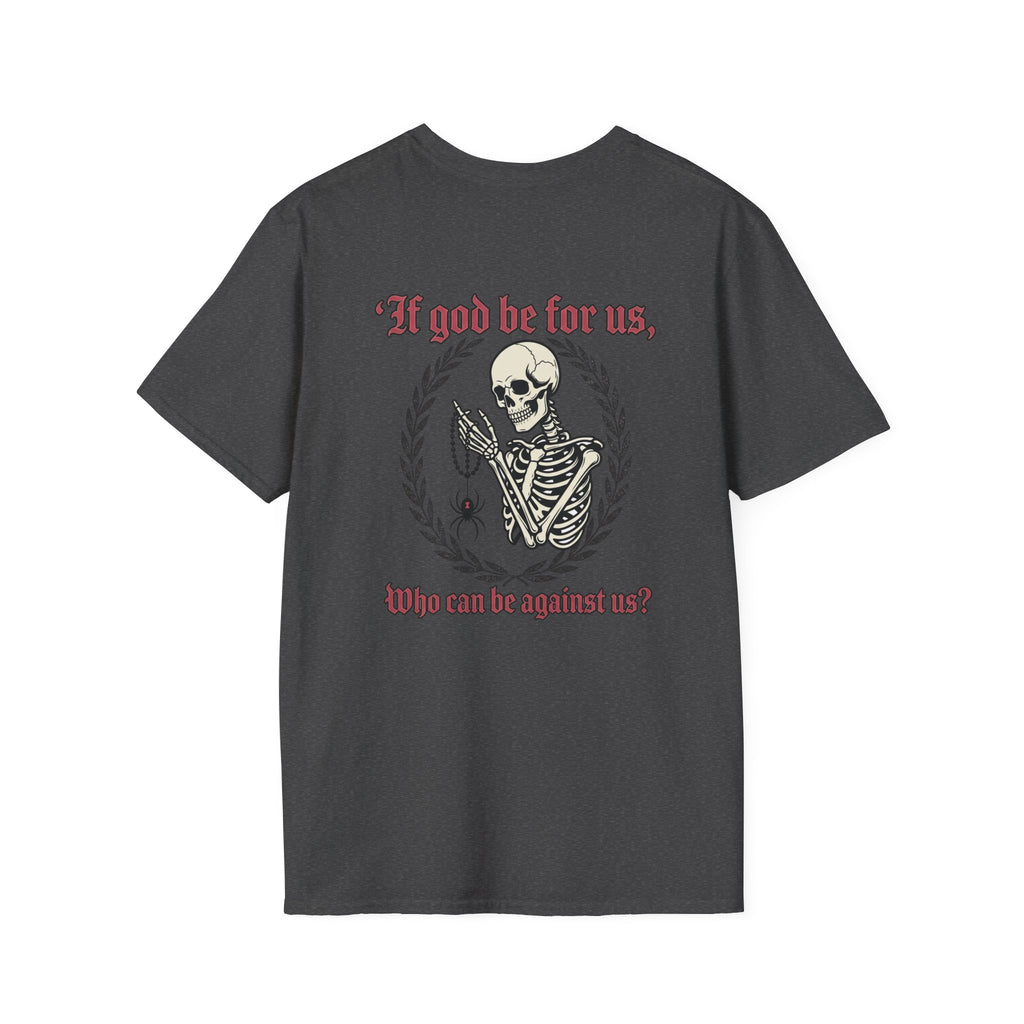Romans 8:31 Calavera v4 T-shirt - ThirtyThr33