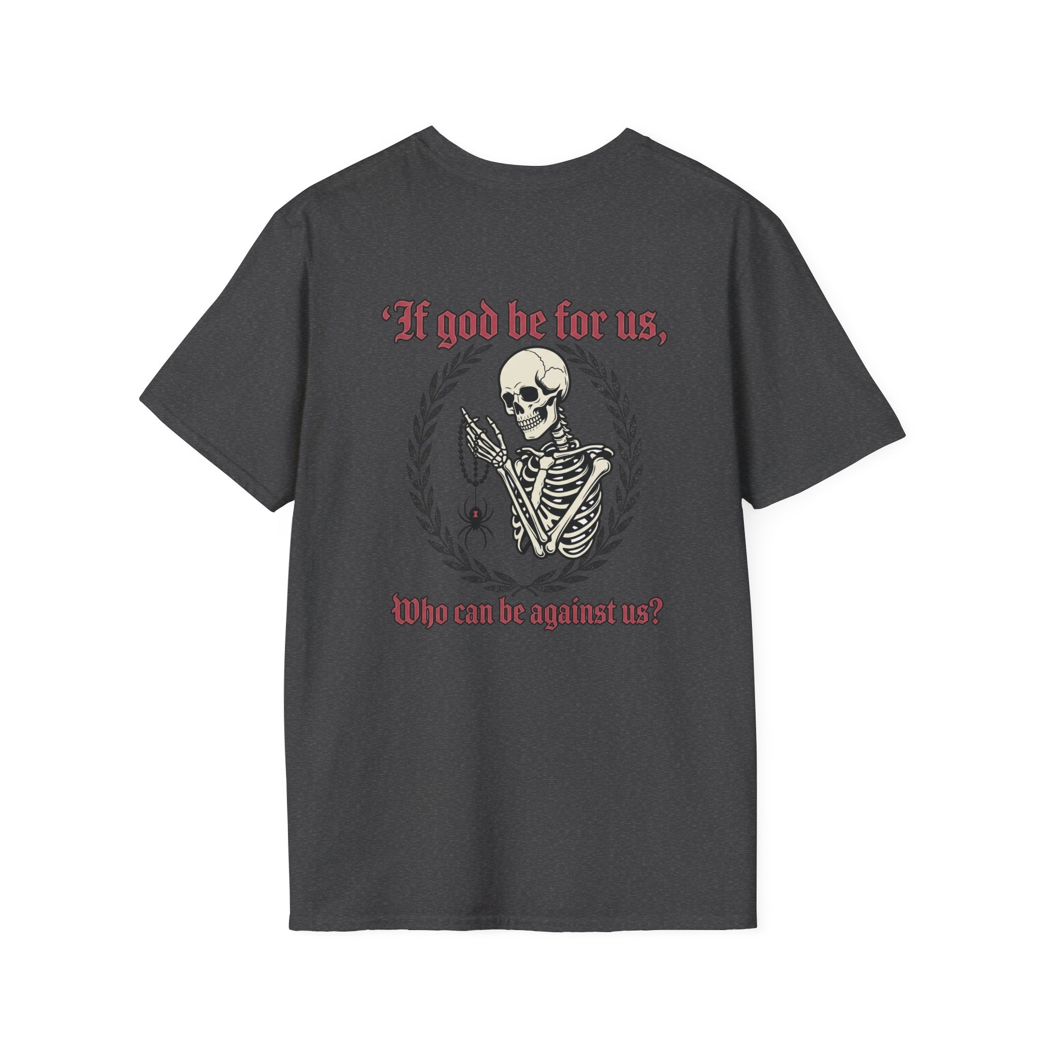 Romans 8:31 Calavera v4 T-shirt - ThirtyThr33