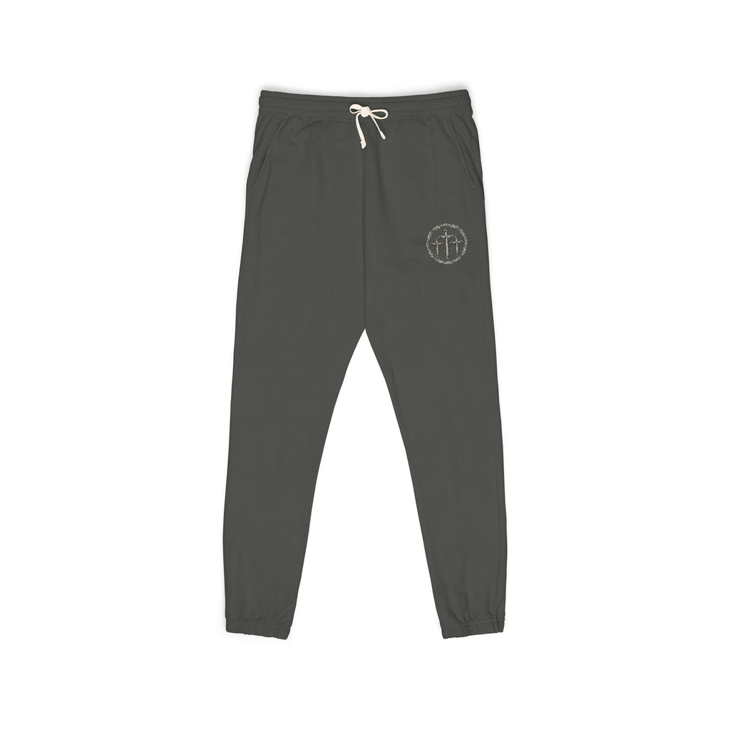 Unisex Fleece Sweat Pants Luke 23:33 - ThirtyThr33